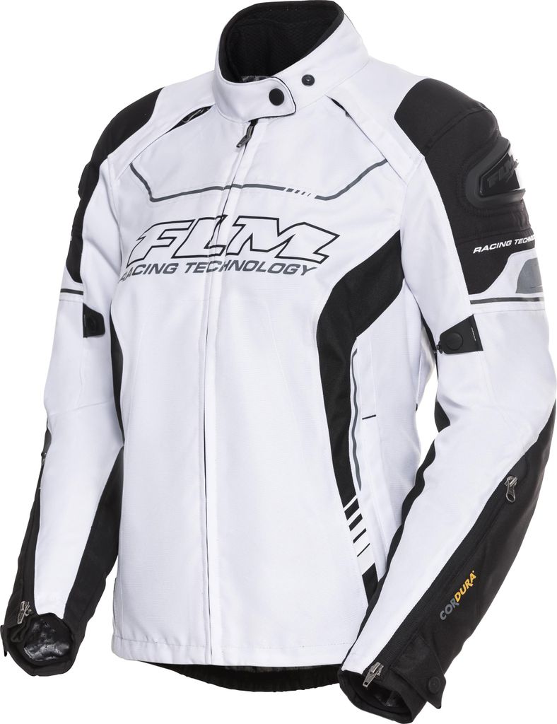 FLM Octane Damen Textiljacke - Wind- & Wasserdicht mit Protektoren