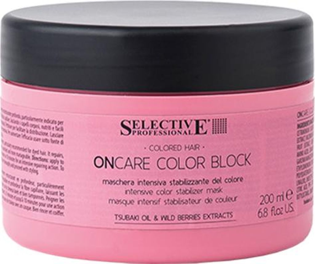 Selective Professional OnCare Color Block Intensive Color Stabilizer Mask Schutzmaske für gefärbtes Haar 200 ml