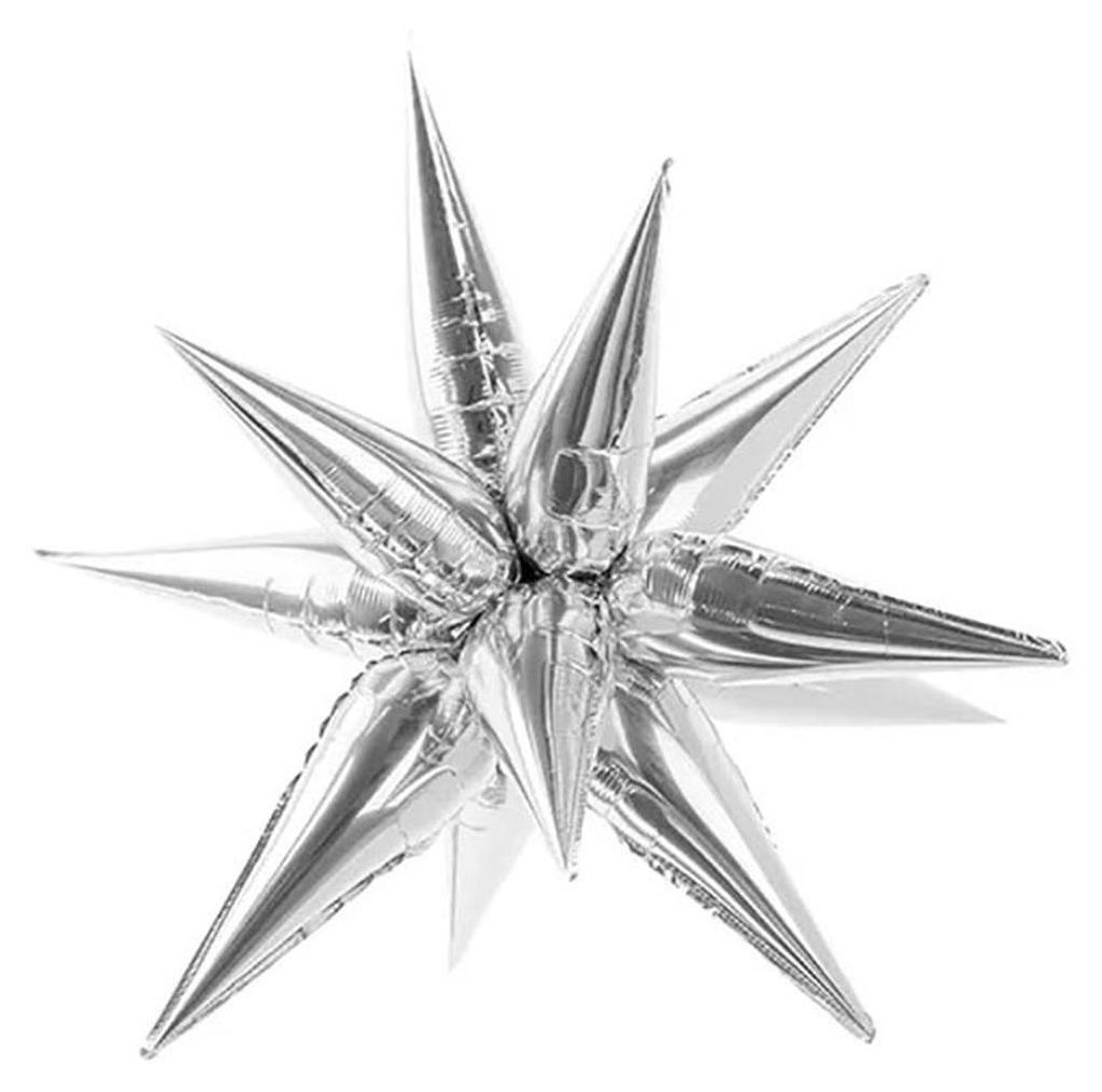 Elemento decorativo stella in lamina lucida circa 70 cm Immagine del prodotto 