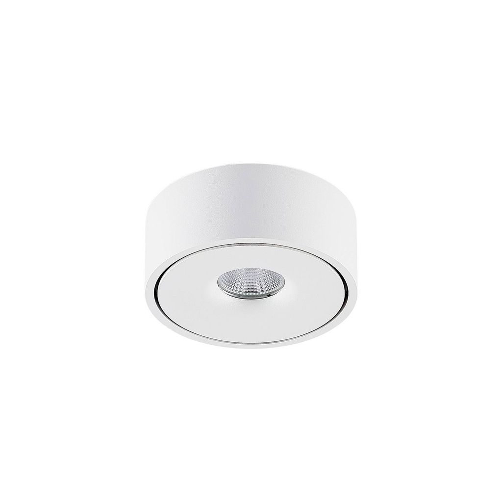 Arcchio LED-Deckenlampe Rotari, weiß, up und down, Alu Produktbild 