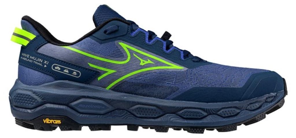 Mizuno Herren Laufschuh WAVE MUJIN 11 - J1GJ2570, Farbe:Blau, Herren Schuhe:44