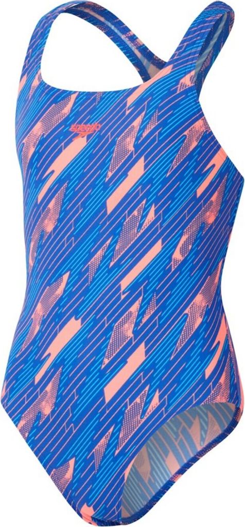 Speedo Hyperboom Medalist Badeanzug Mädchen, Farbe:Schwarz-Blau, Kinder Größen:164