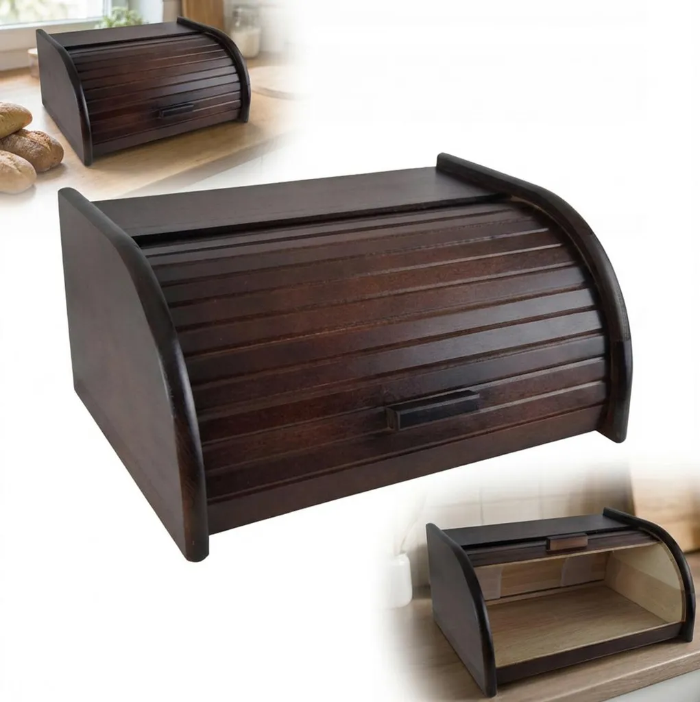 Portapane Grande in Legno 40x29x18cm - Ideale per Famiglie