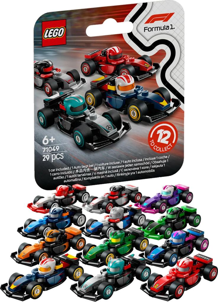 LEGO F1 Rennwagen zum Sammeln - 1 von 12 baubaren Produktbild 