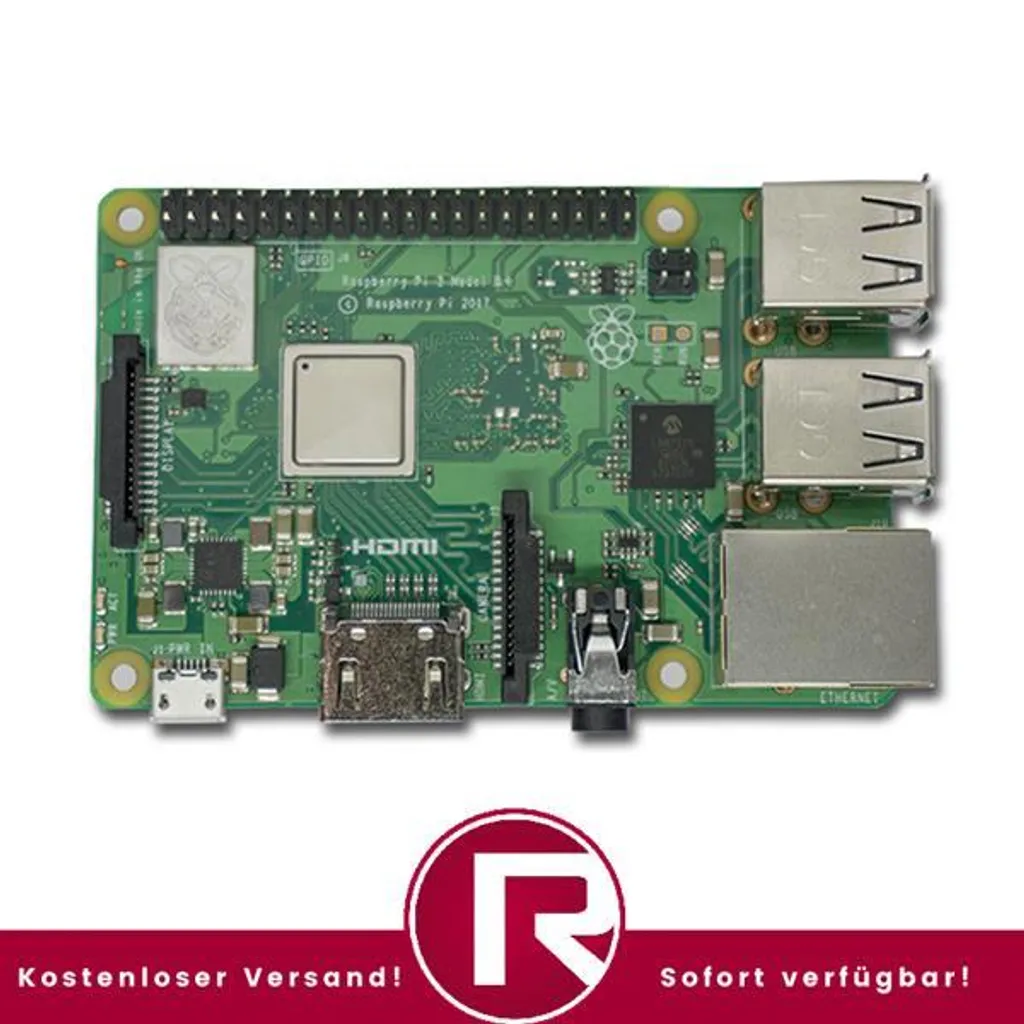 Server Compatto Raspberry Pi 3 B+ | BCM2837B0 64-bit per Maker - 5