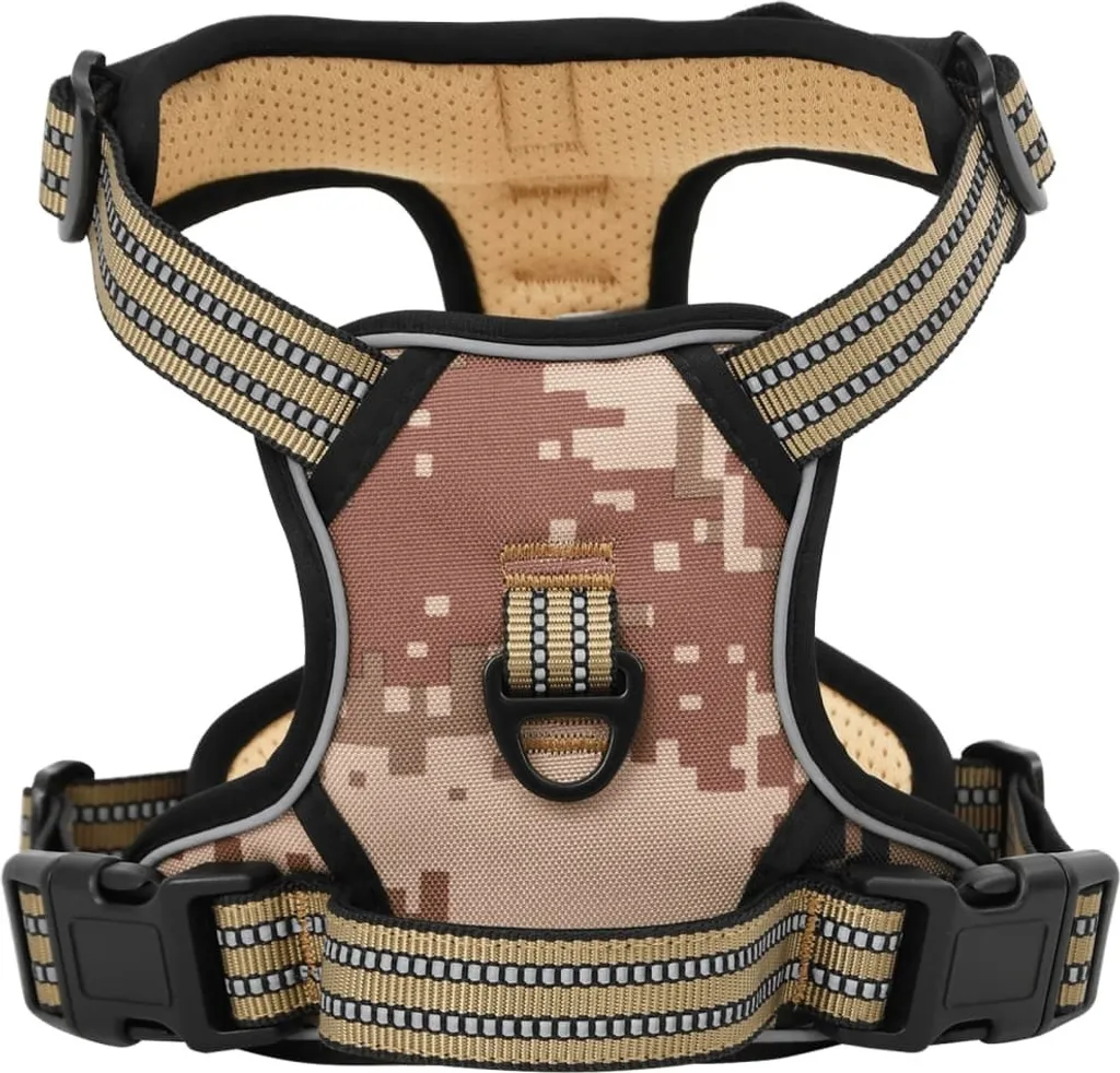 Pettorina Robusta Cane Mimetica M - Regolabile e Anti-strappo