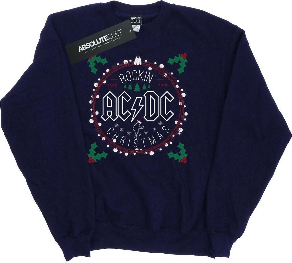 AC/DC - Sweatshirt für Herren BI4029 (3XL) (Marineblau)
