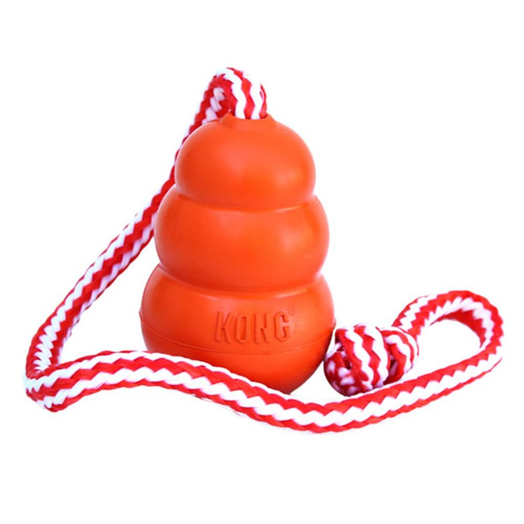 KONG Aqua, Pes, Ťahacia hračka, Oranžová, 10,5 cm Obrázok produktu 