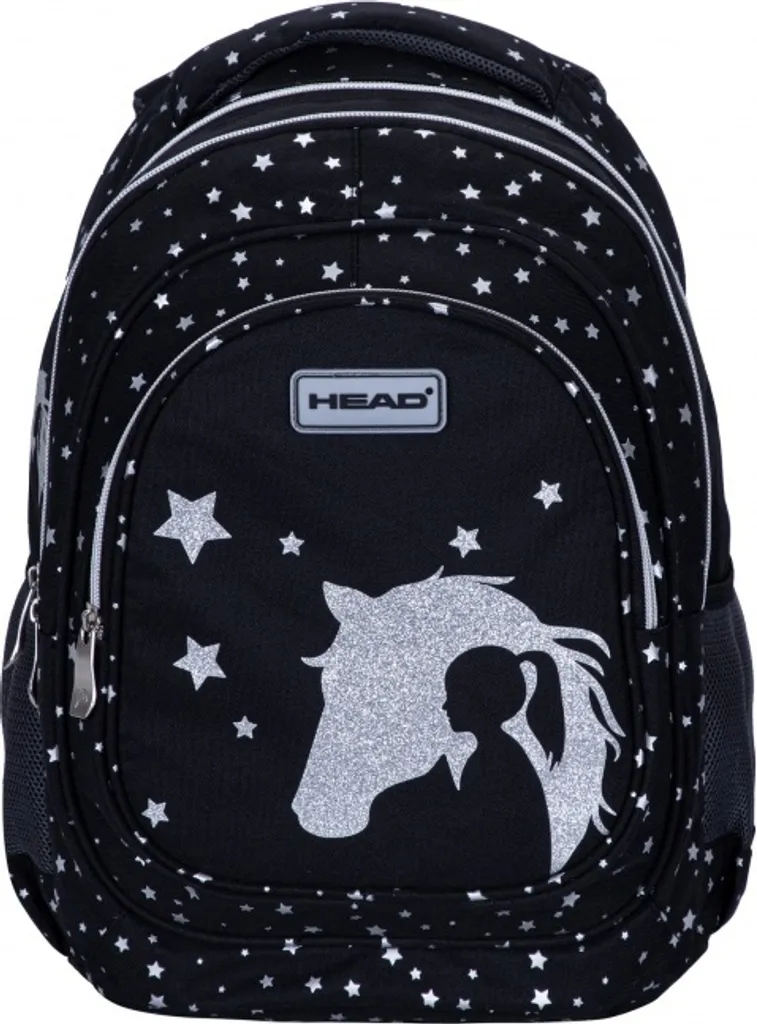 Sac à dos de collège HEAD GLITTER SILVER DREAM AB330 pour les cours