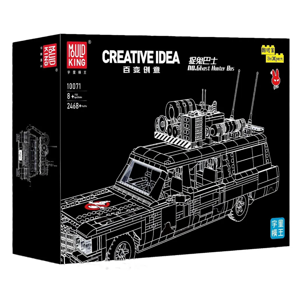 Mould King 10071 Ghost Hunter Bus, Jeu de Construction de 1122 Pièces