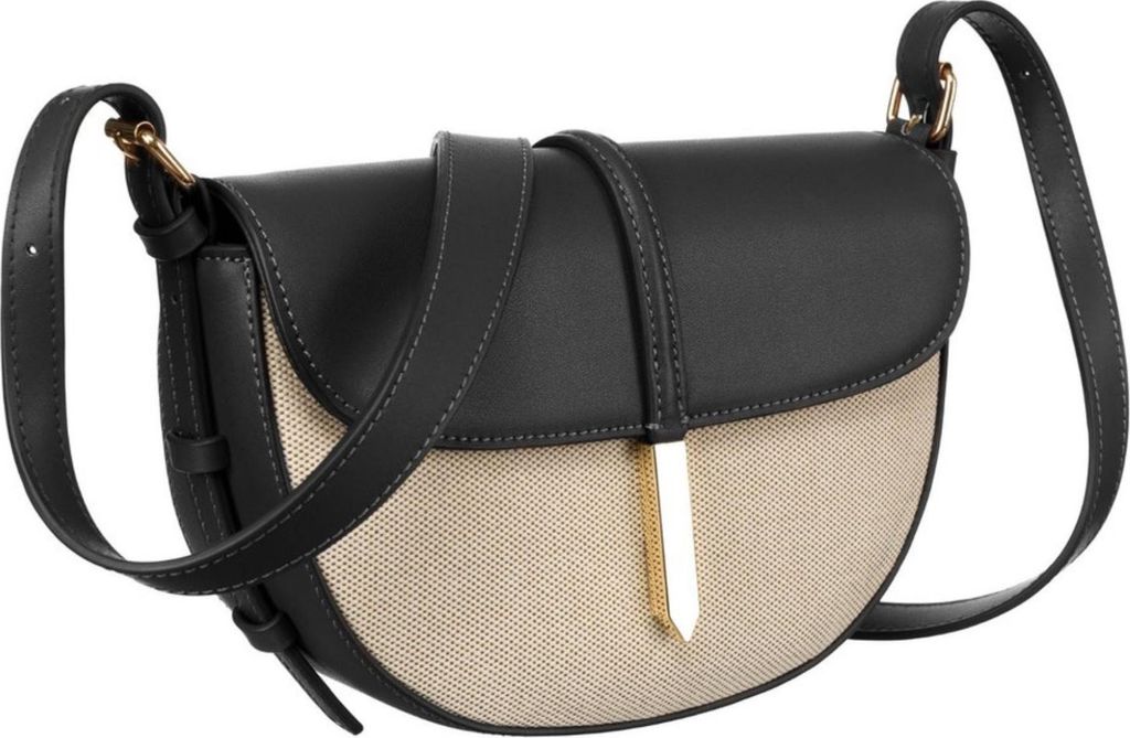 PTN CAN-03-5778 Nat-Schwarze Canvas-Tasche