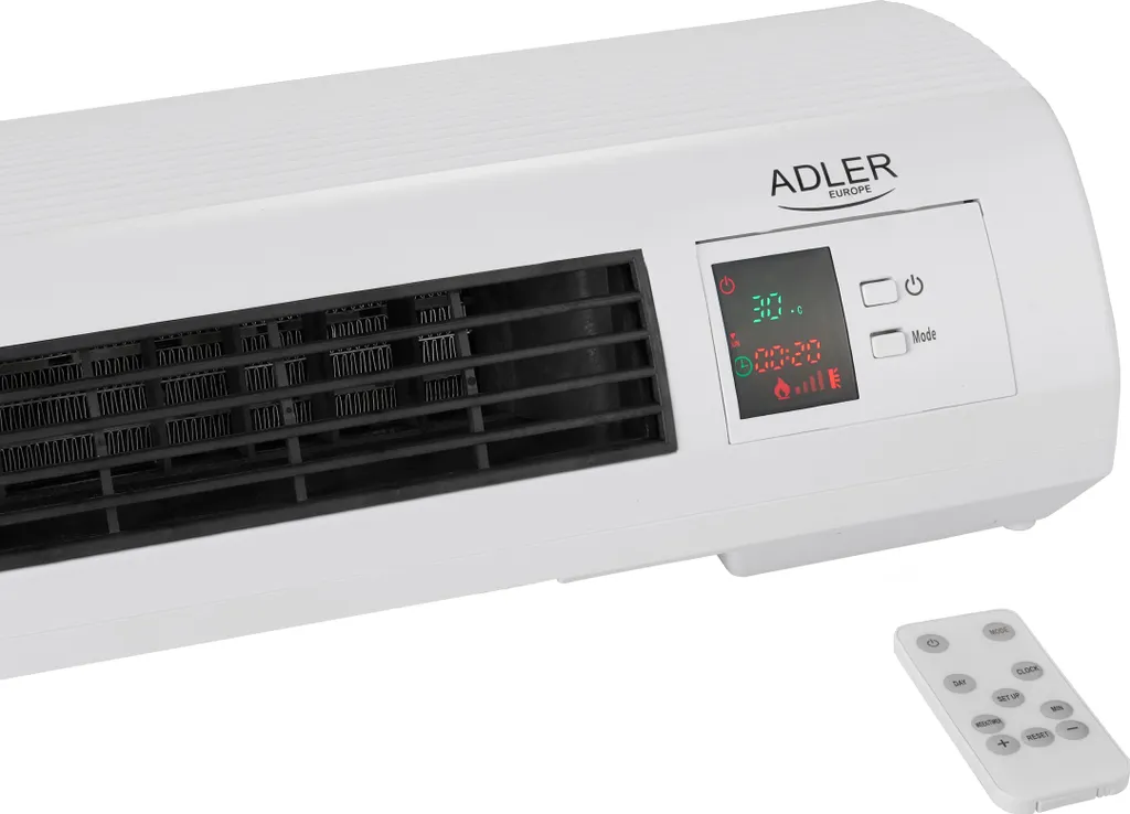 Termoventilatore Ceramico Adler AD 7714 2200W - Timer e LED Display - 3