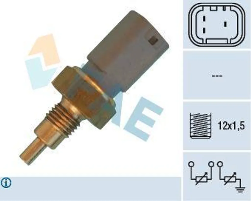 Sensore FAE 33720 Temperatura Refrigerante OE 60814402 Alfa GTV Spider