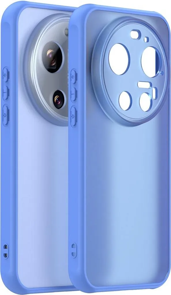 Custodia Xiaomi 17 Ultra Phonesta AirFrost Blu Zaffiro Opaco - Antiurto