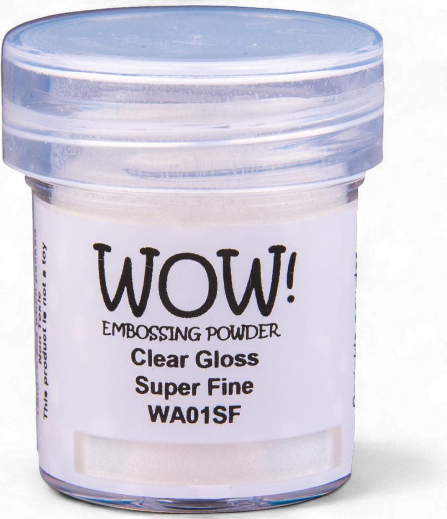 WOW! Embossing powder - Prägepulver - Clear Gloss Super Fine