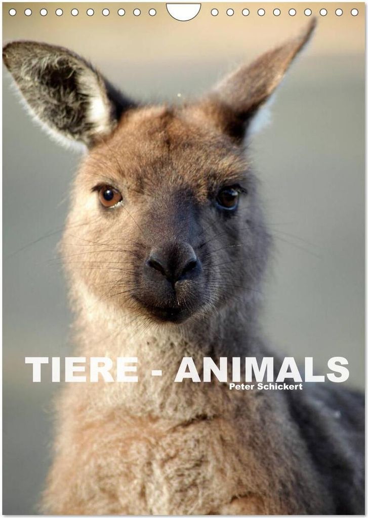 Tiere - Animals (Wandkalender 2026 DIN A4 hoch), CALVENDO Monatskalender