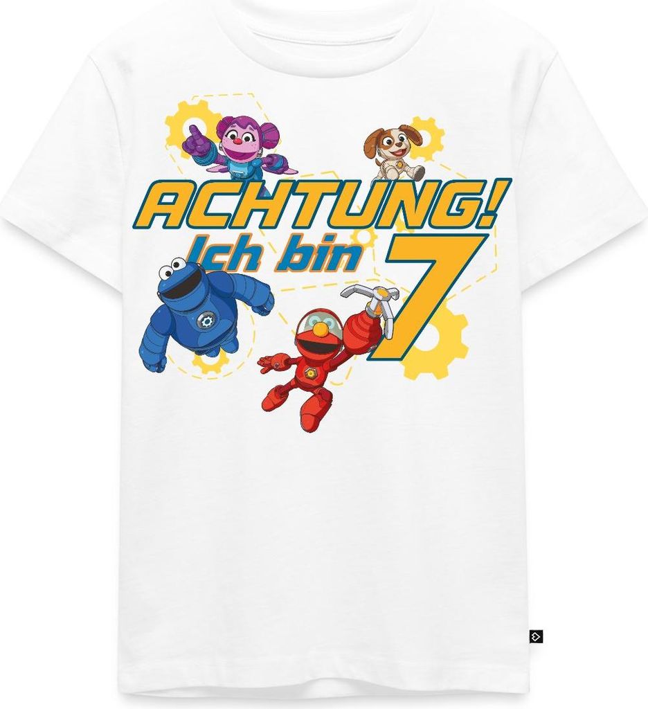 Spreadshirt Mecha Builders Kinderhelden Technik Teamwerk Spaß Kinder Premium T-Shirt, 110/116 (4 Jahre), Weiß
