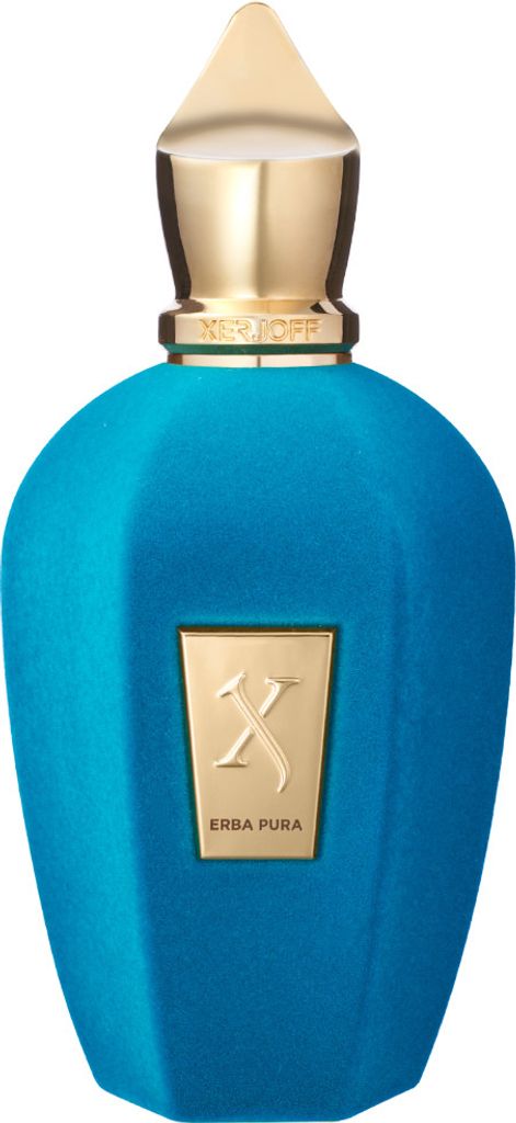 A bottle of Xerjoff Erba Pura Eau de Parfum.