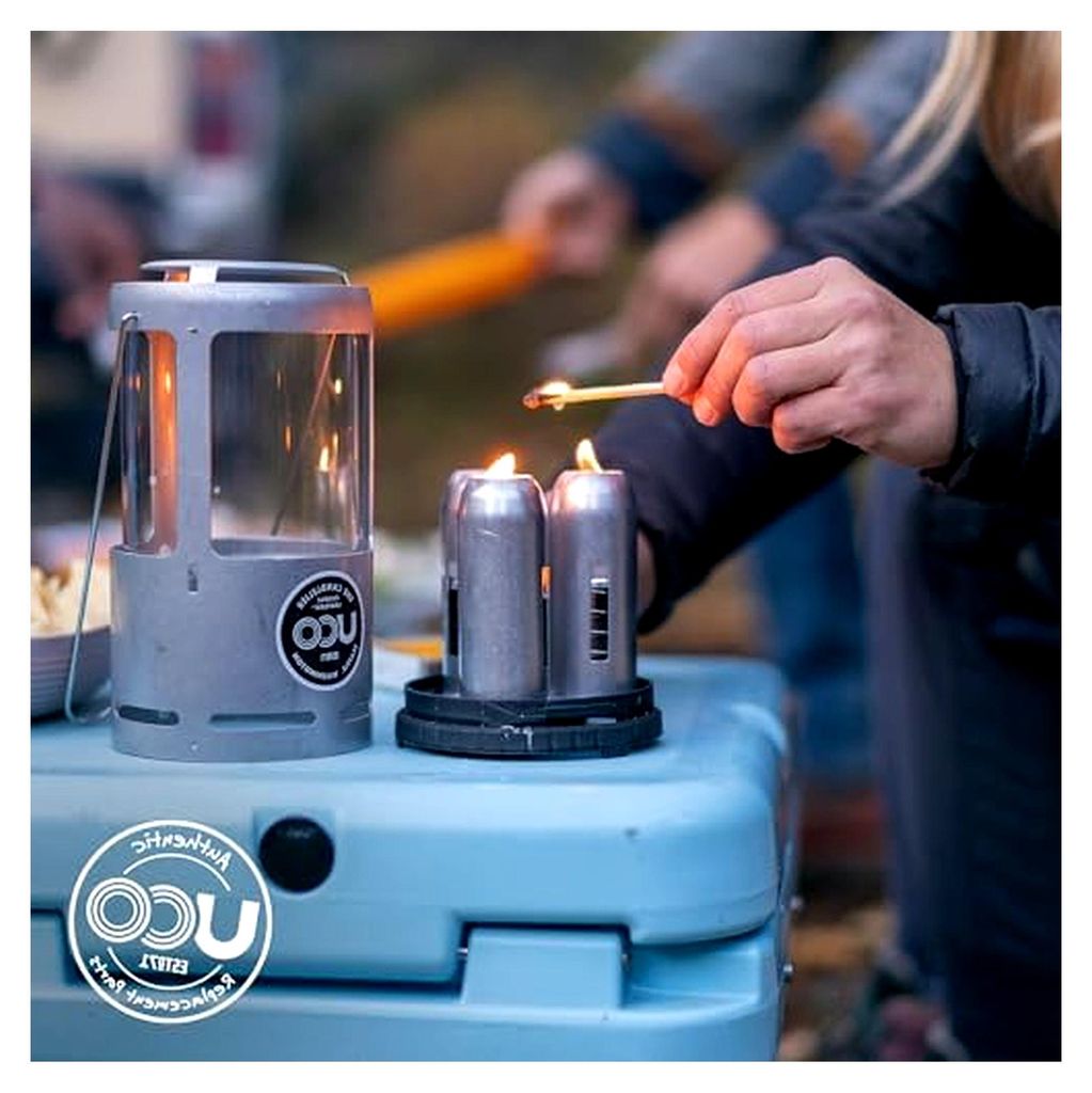 Weiße Citronella Outdoor Kerzen 8,9 cm, 9h Brenndauer, für UCO Laternen