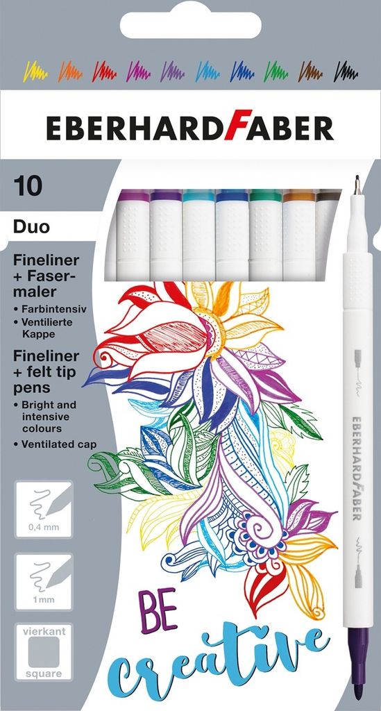 EBERHARD FABER 551510 EBERHARD FABER Duo fineliner e matita Immagine del prodotto 