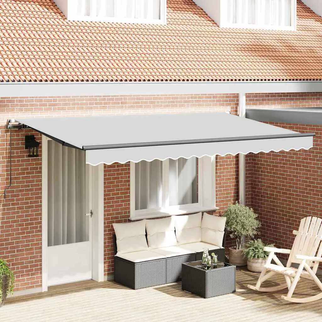 Châssis de store 4x2m anthracite en métal pour remplacer une armature usée - 2