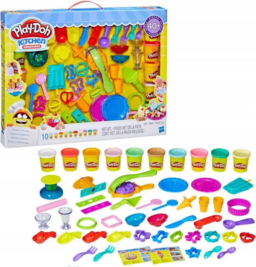 Play-Doh Kitchen Creations E2412EU5 avec Accessoires de Modelage Variés - 3