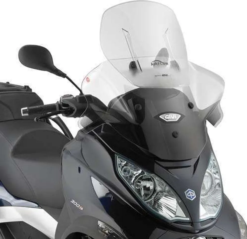 Bulle Haute Protection Givi AF5601G Réglable 57-67 cm pour Piaggio MP3