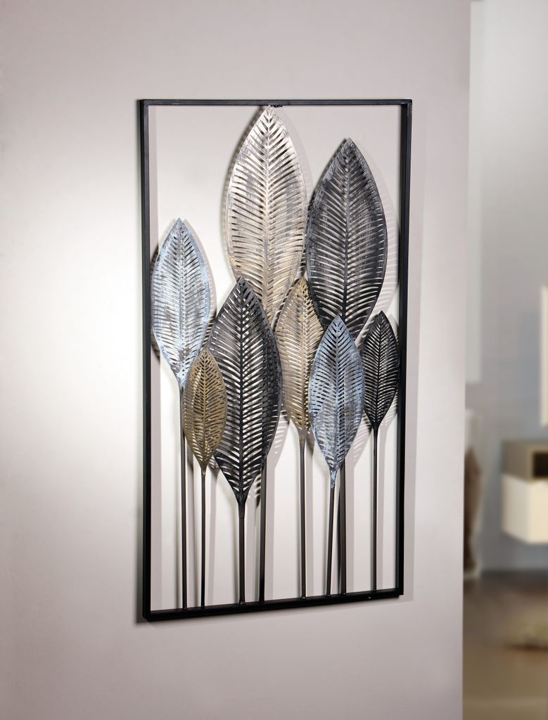 Metall-Bild "Blätterwald", Wandbild aus Metall, 52cm x Produktbild 2