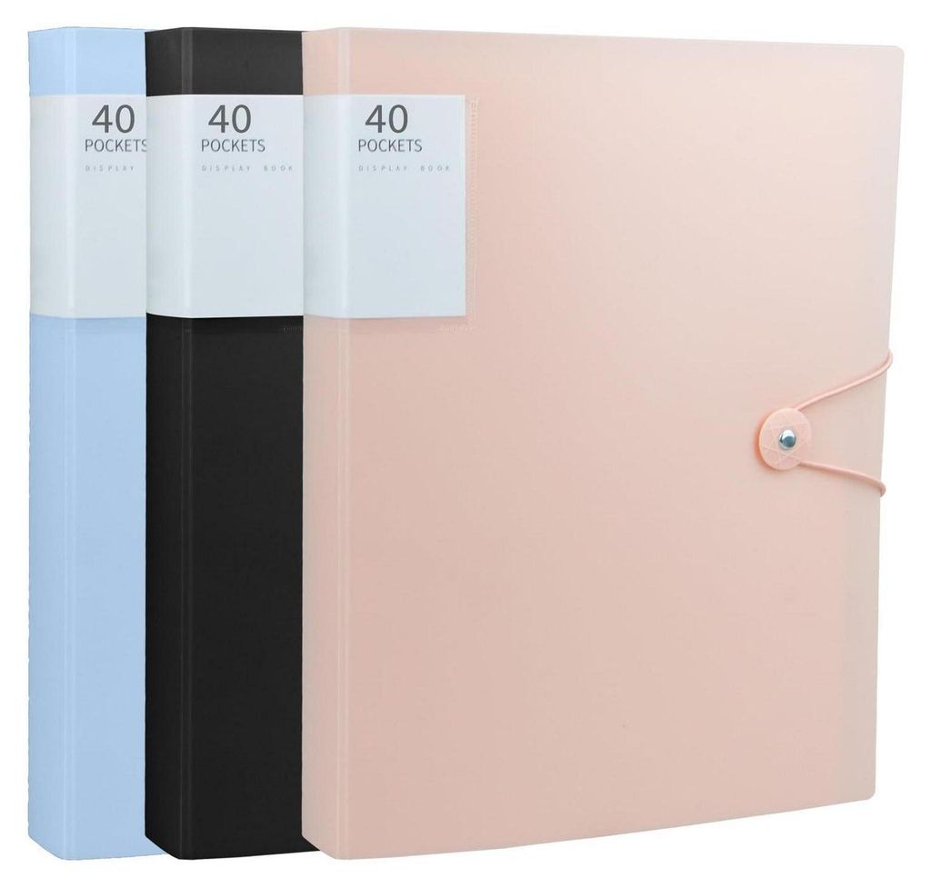 Sichtbuch A4 mit Klarsichthüllen 3 Stück 120 Taschen Produktbild 