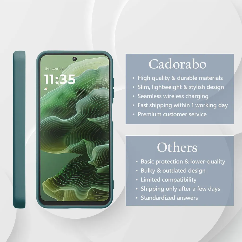 Cover Motorola G35 Robusta: Silicone Liquido Cadorabo Anti-Impronta - 3