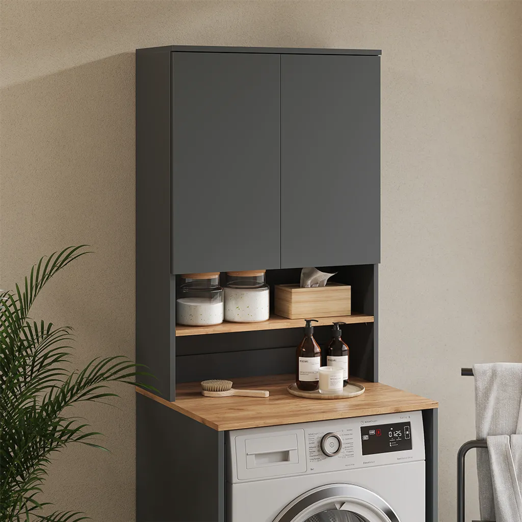 Meuble dessus machine à laver Vicco Viktor 68x100.4 cm pour petit espace