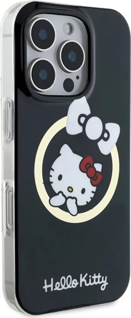 Coque Hello Kitty IML Fun Bow MagSafe iPhone 16 Pro Noire - 6