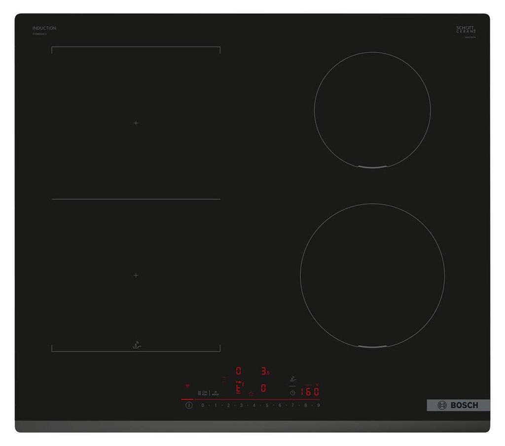 Bosch Induktionskochfeld 60 cm autark Home Connect Produktbild 