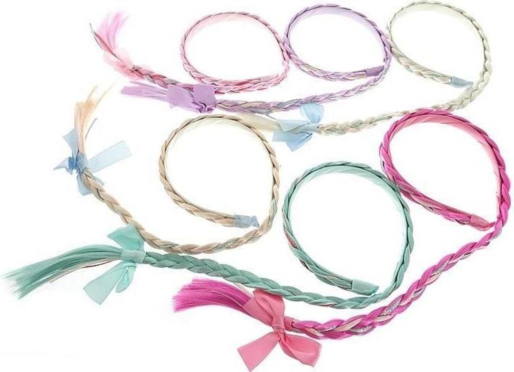 Geflochtenes Stirnband Mix (Spielzeug, Rollenspiel)