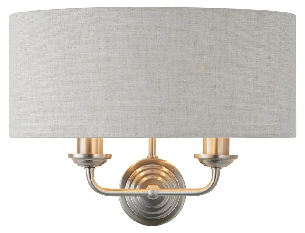 Applique murale 2 lumières chrome poli HIGHCLERE Endon - 25x35x18 cm