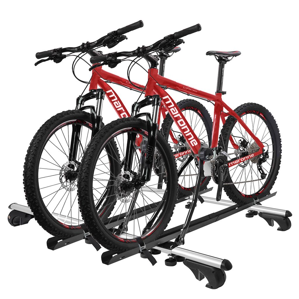 2x Fahrradträger Dachträger mit Rahmenbefestigung Produktbild 