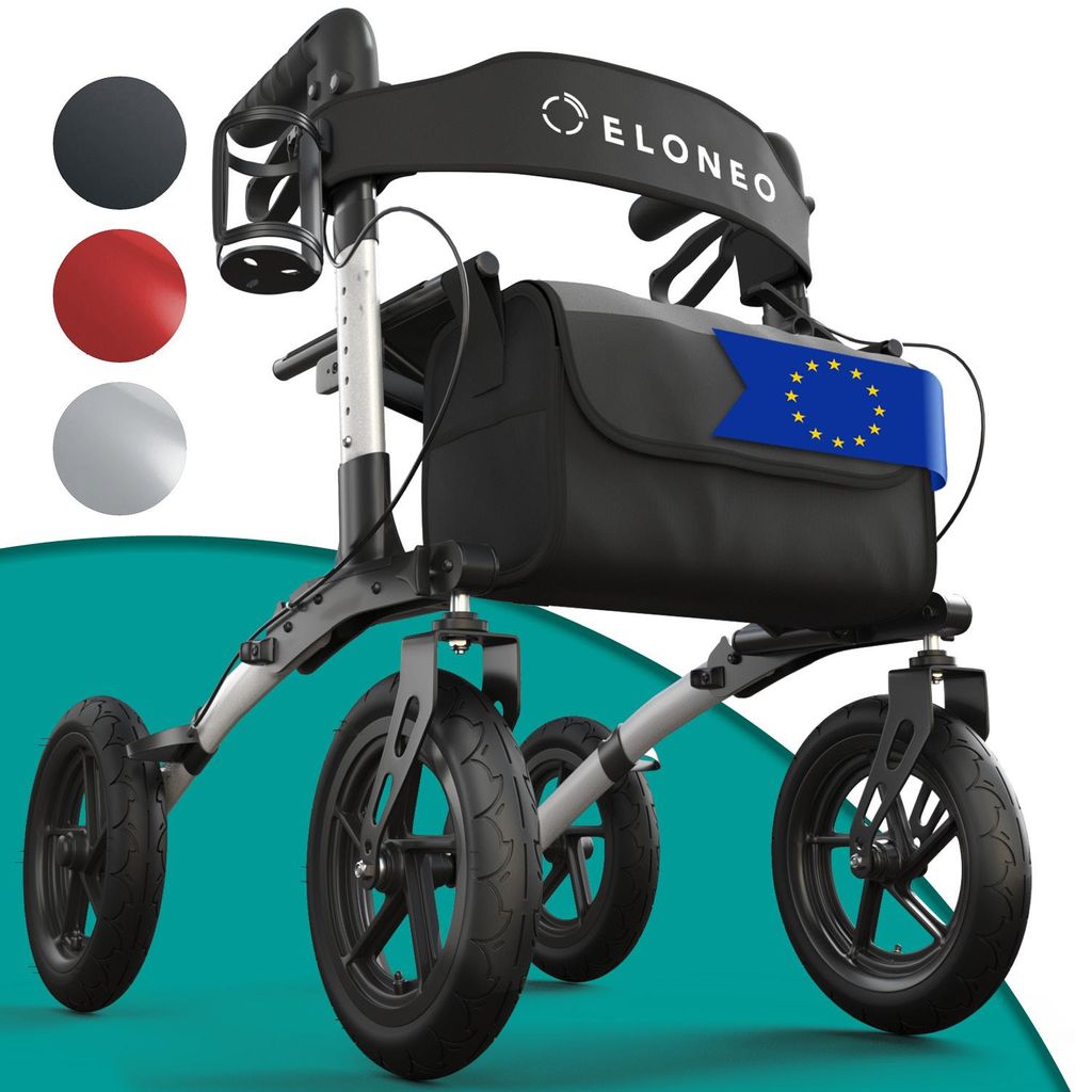 ELONEO Déambulateur pliable avec siège, déambulateur Image du produit 