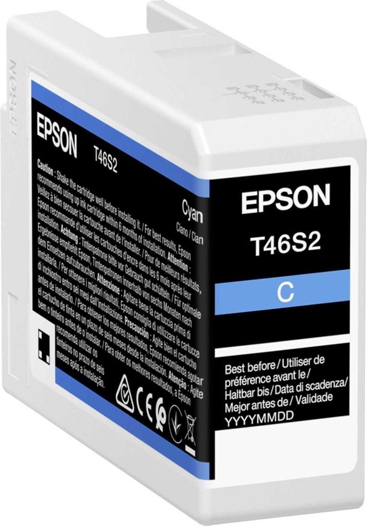 Epson Tintenpatrone cyan T 46S2 25 ml Ultrachrome Pro 10