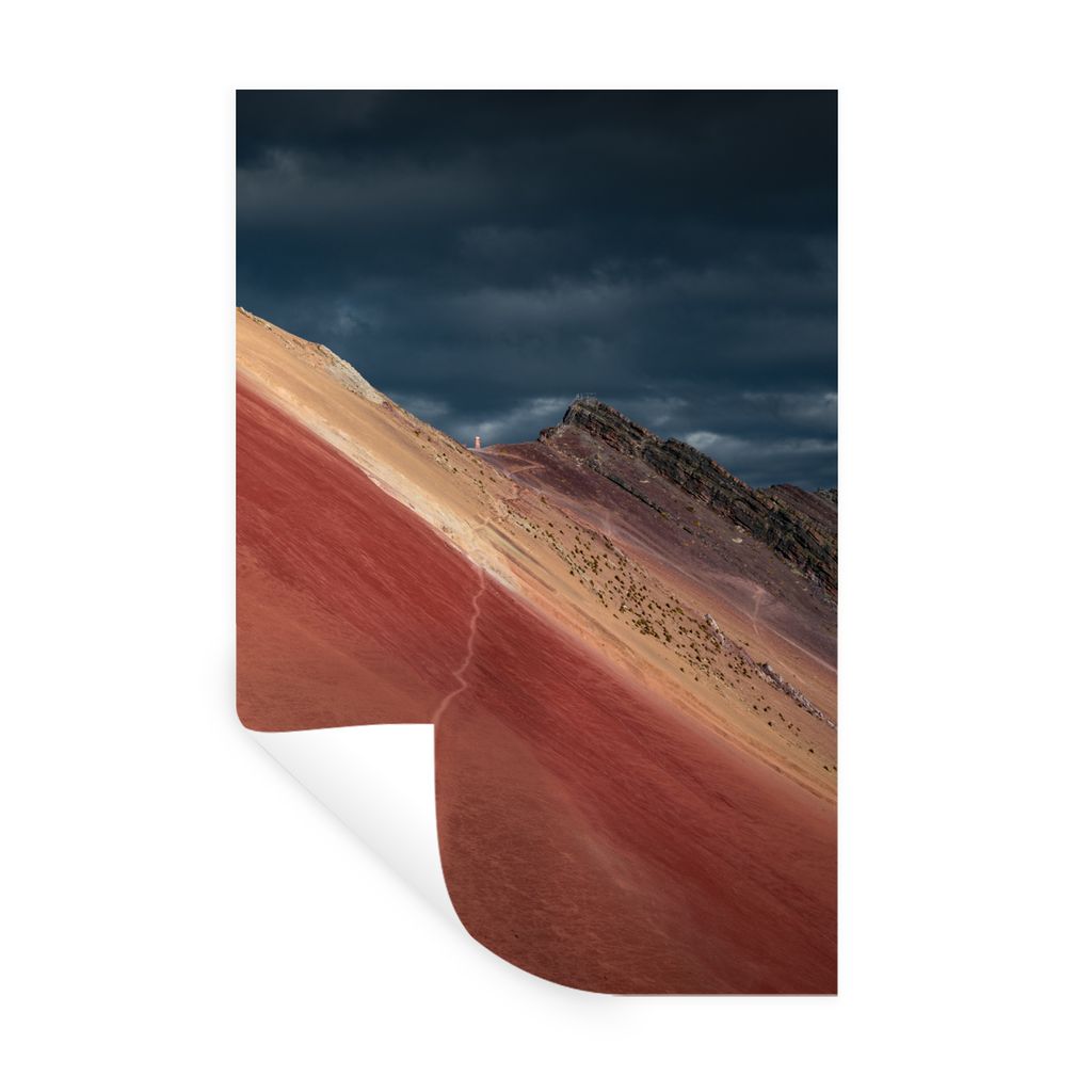 MuchoWow Wandtattoo Wandsticker Wandaufkleber Landschaft - Natur - Berge - Wolken 40x60 cm Selbstklebend und Repositionierbar - Wierderverwendbar...