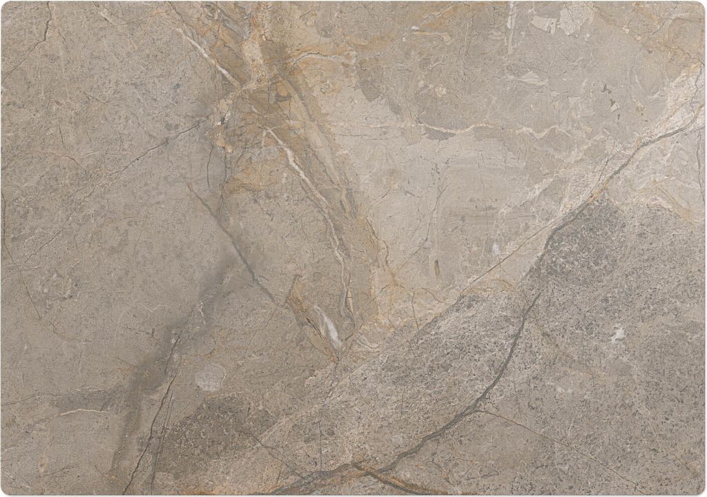 Naturstein-Muster – Bodenschutzmatte – Stuhlunterlage 100x100 cm – Rutschfest – Hartbodenmatte