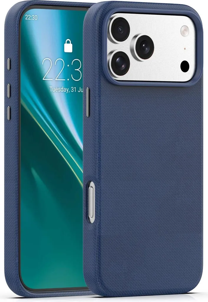 Custodia iPhone 17 Pro Max 6,9" Etteri Elegant Mag Blu Scuro MagSafe