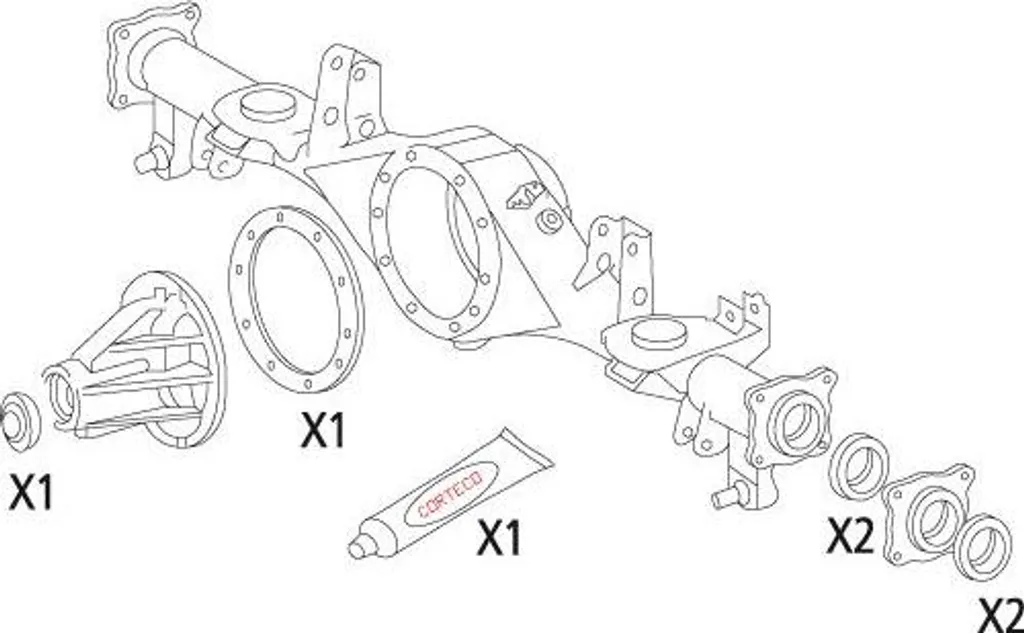 Joint de différentiel pour Land Cruiser - Kit d'étanchéité CORTECO