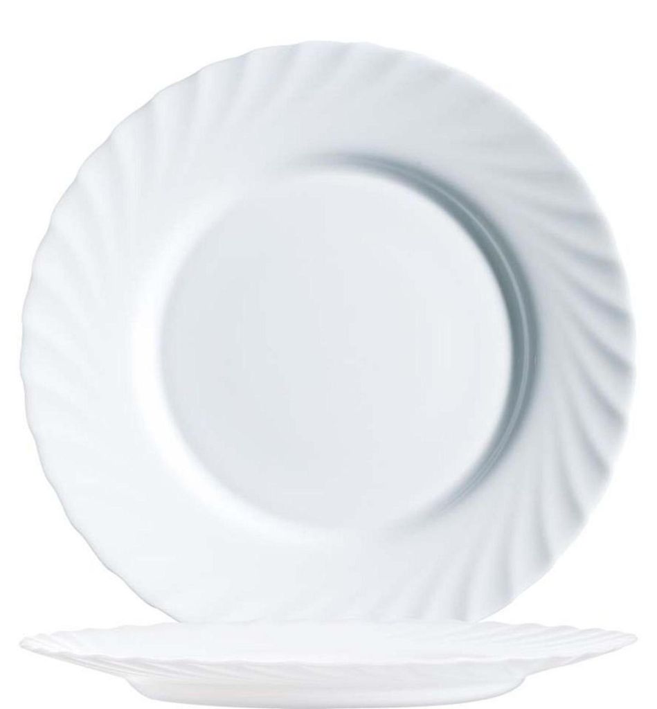 ARCOROC Trianon White Teller flach 24,5cm Produktbild 