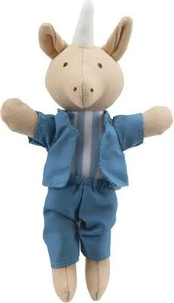 Doudou licorne 16cm idéal pour voyage et sieste : Peluche de poche