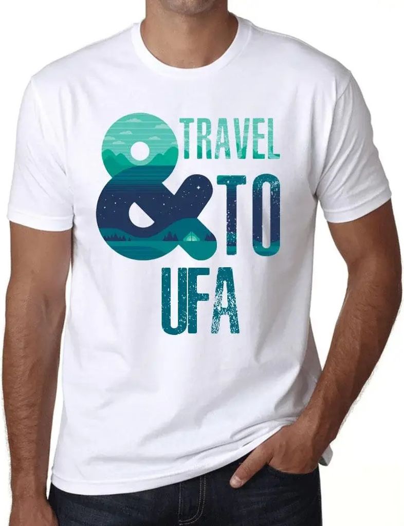 Herren Grafik T-Shirt Und Reisen nach ufa – And Travel To Ufa – Öko-Verantwortlich Vintage Jahrgang Kurzarm Lustige Druck Geburtstag Geschenk ...
