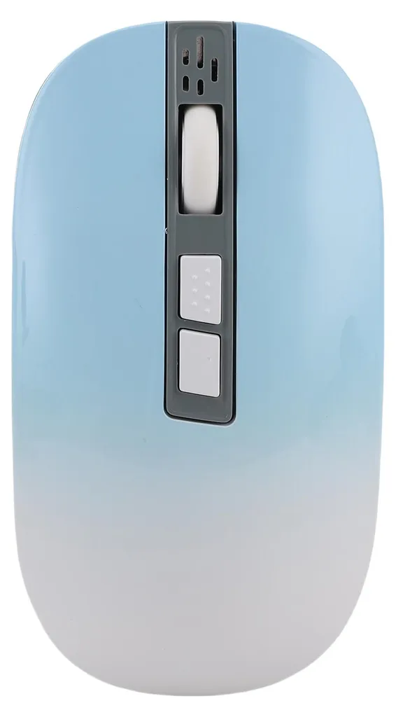 Souris IA intelligente avec transcription et traduction vocale bleu lac