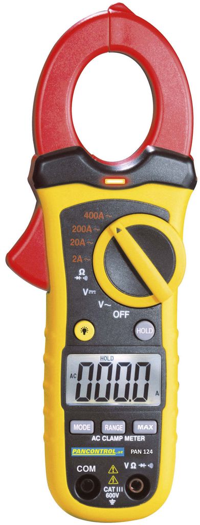 Pancontrol Digital Stromzange Strommesser PAN124 AC inkl. Tasche CAT
