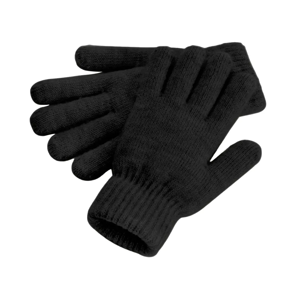 Guanti Invernali Beechfield PC5097 Lavorazione a Maglia Cosy Nero
