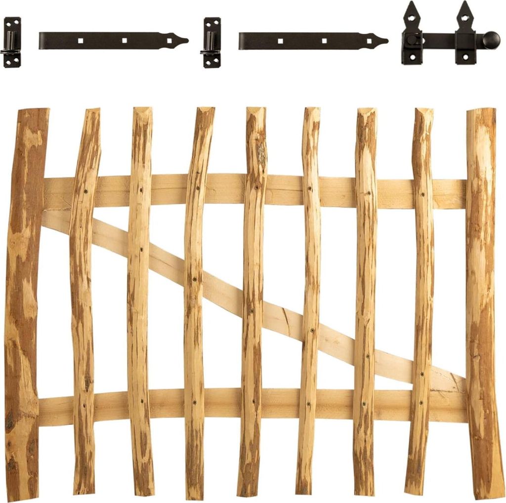 Gartentor Holz B 100 x H 80 cm, 3-5 cm Lattenabstand Produktbild