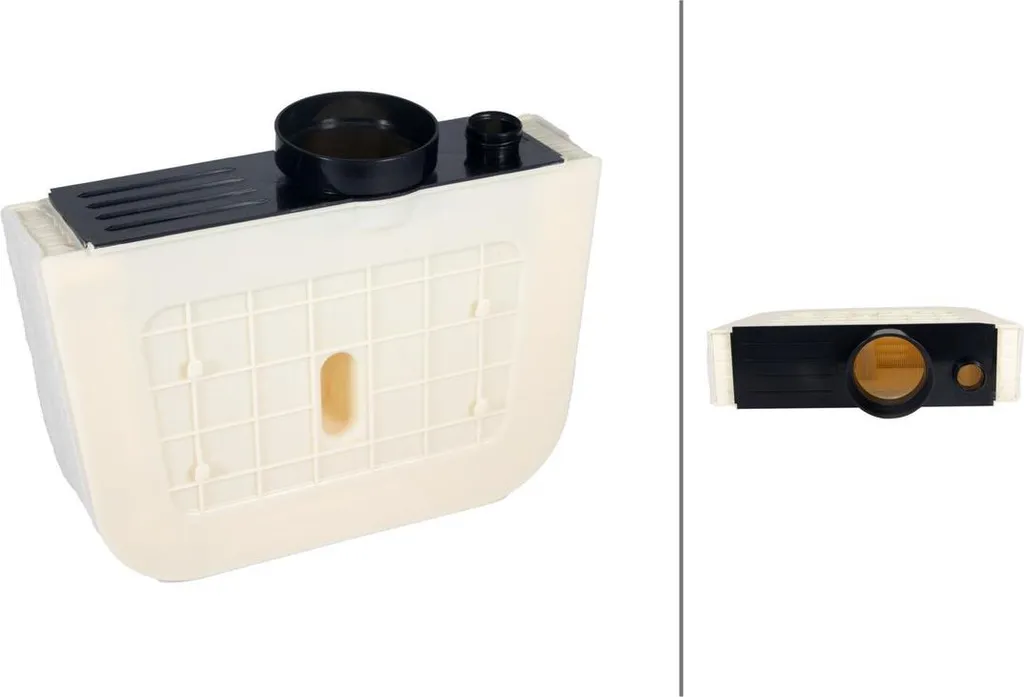 Filtre à air de rechange 377x249 mm HELLA pour révision AUDI Q7